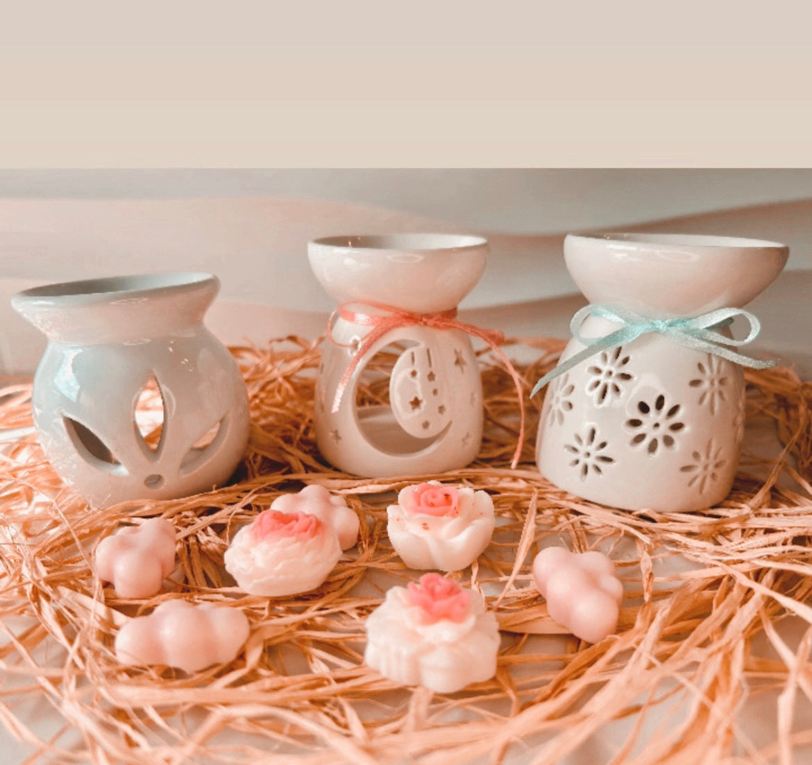 BRUCIA CANDELE CON TARTELLETTE HANDMADE